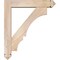 Ekena Millwork Balboa Arts and Crafts Smooth Bracket w/ Offset Brace, Douglas Fir, 5 1/2"W x 26"D x 30"H BKT0604X26X30BOA03SDF - alternate 3